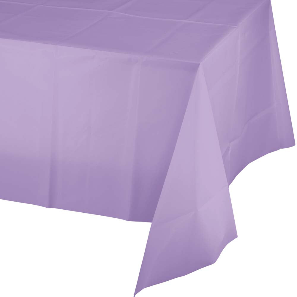 Luscious Lavender Plastic Table cover