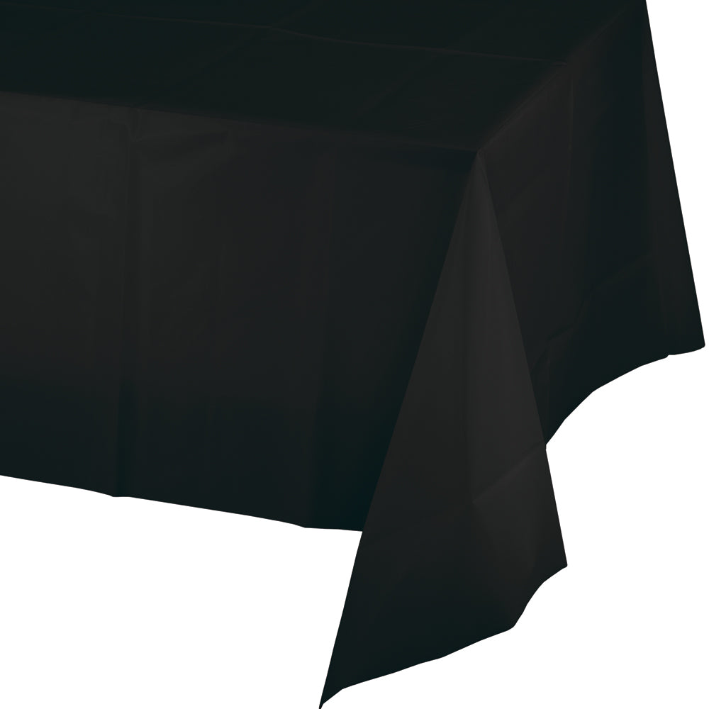 Black Velvet Plastic Table cover