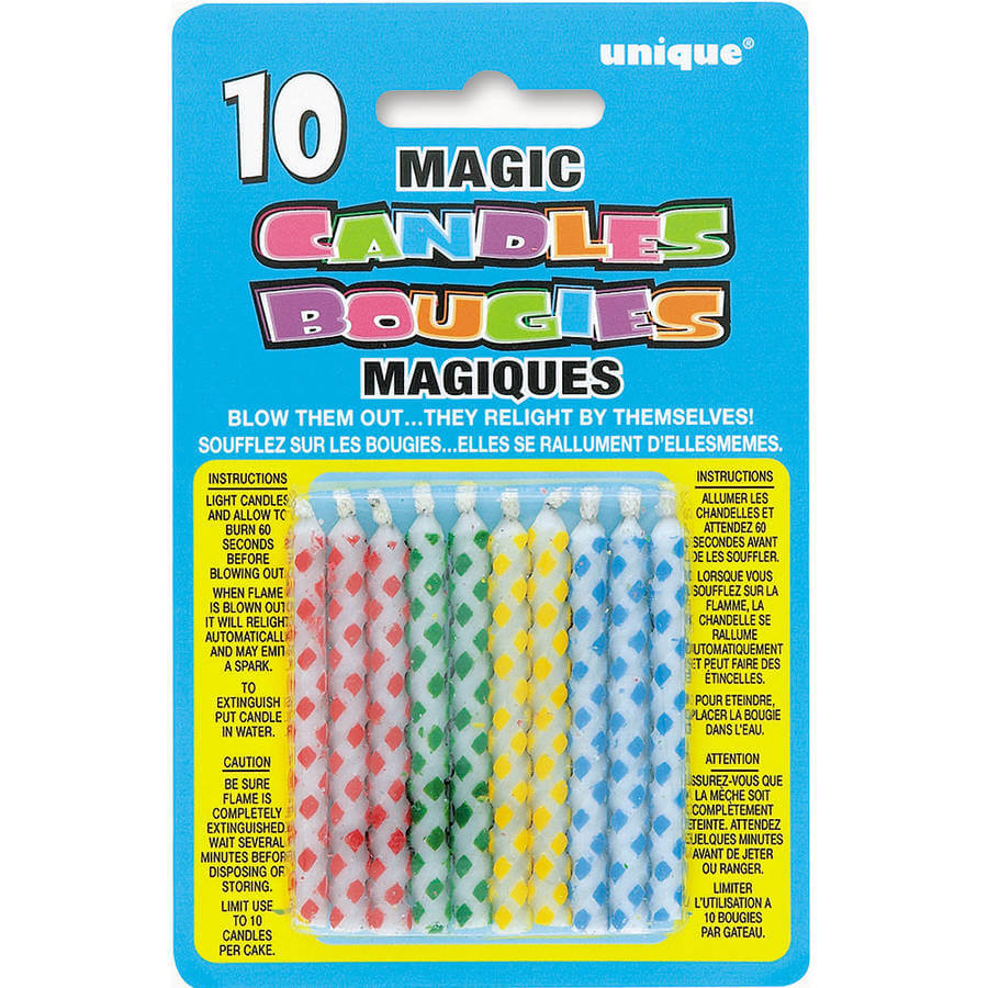 Diamond Dot Magic Birthday Candle