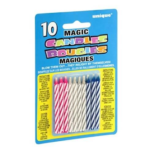 Multicolor Magic Birthday Candle 