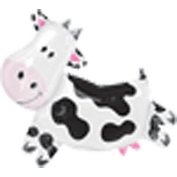 282 30&quot; Cow Supershape Foil Balloon