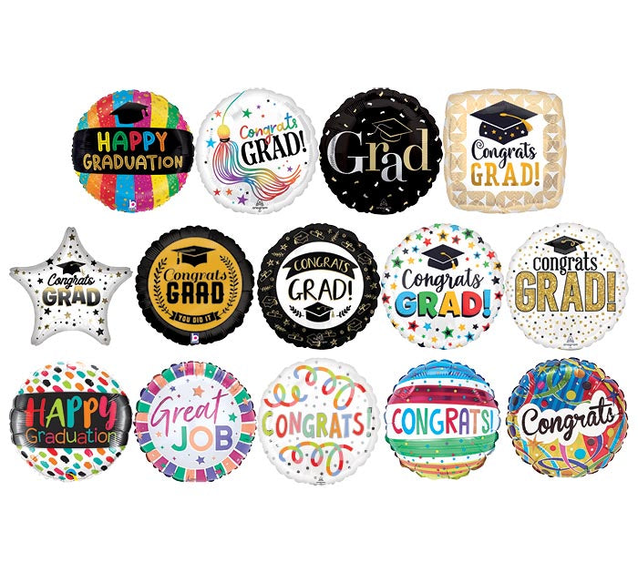 GRADUATION 9&quot; ASSORTMENT