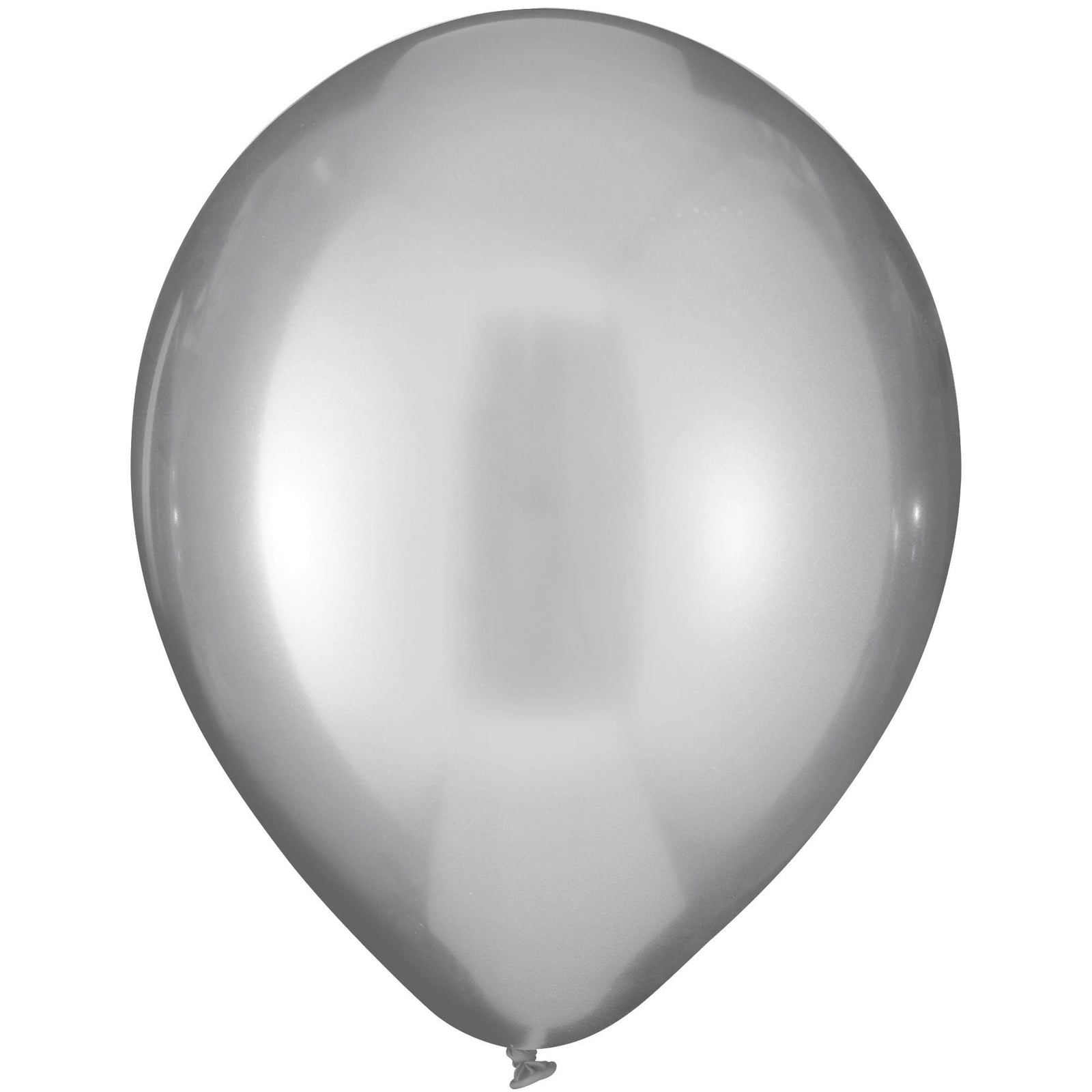 12" Luxaire Metallic Latex Balloon - Platinum