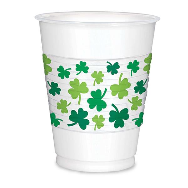 16 Oz St-Patrick&#39;s Day Plastic Cups (25 Count)