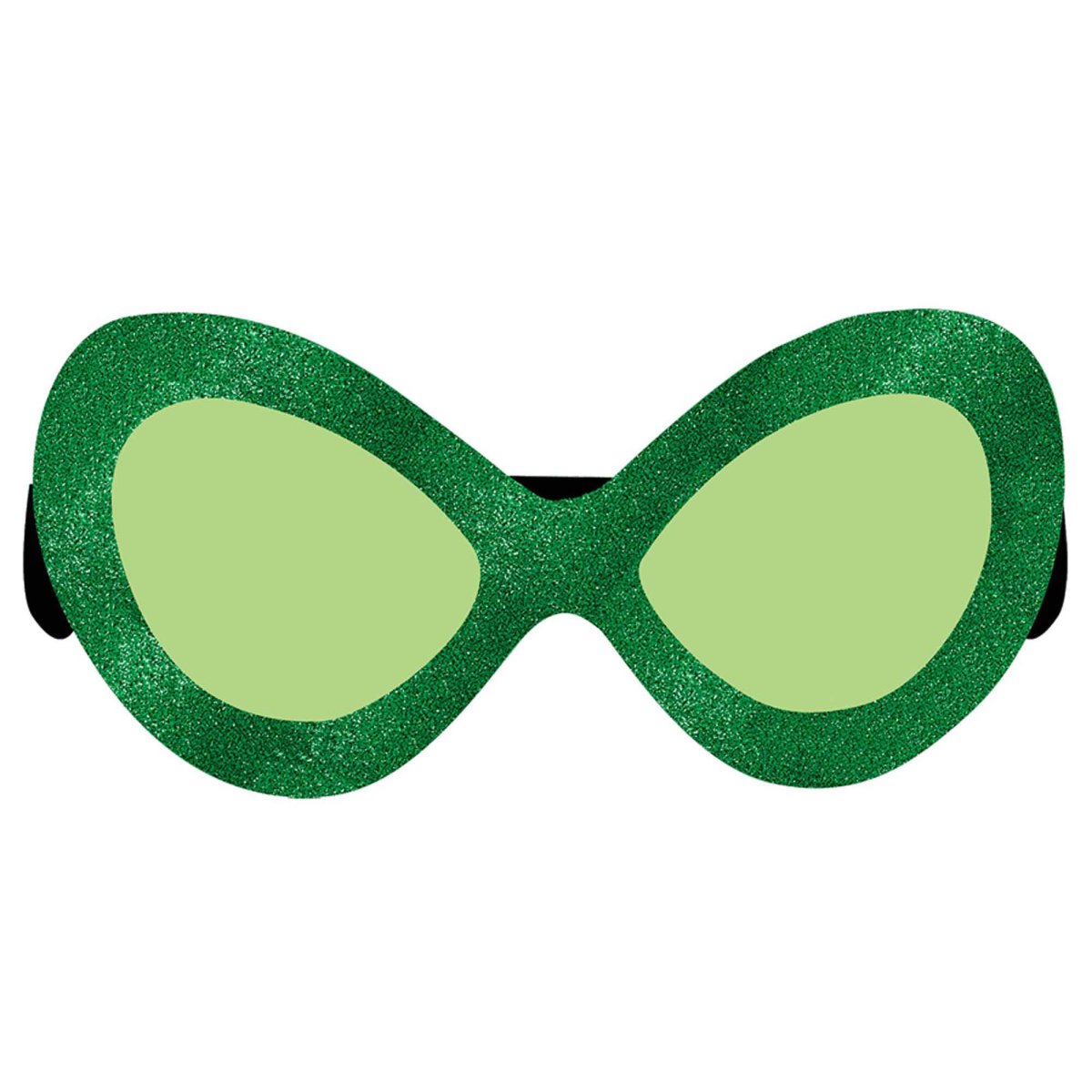 Green Plastic Diva St. Patrick&#39;s Day Glasses