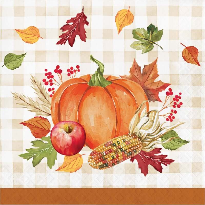 Hello Harvest Luncheon Napkins 16ct