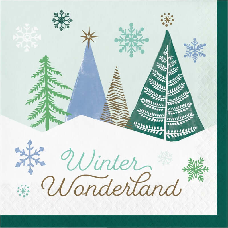 Winter Wonderland Luncheon Napkins 16ct