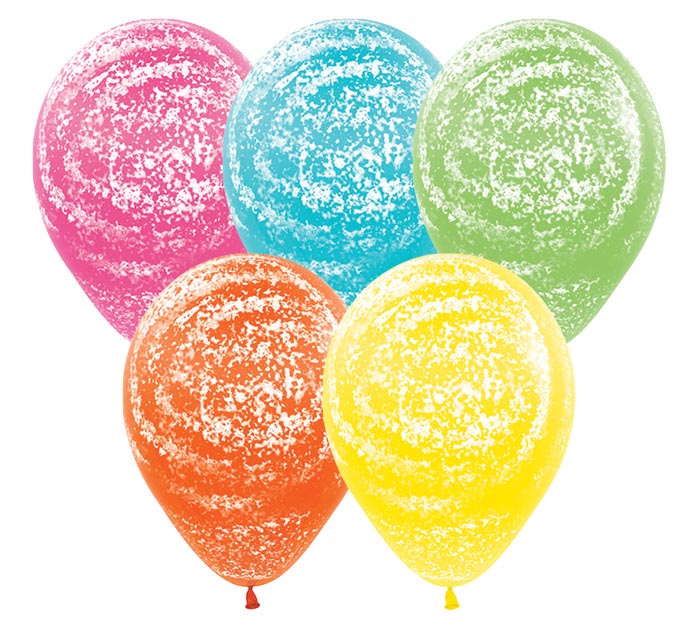 Graffiti Frosty Assorted Latex Balloon 1ct, 11&quot; 