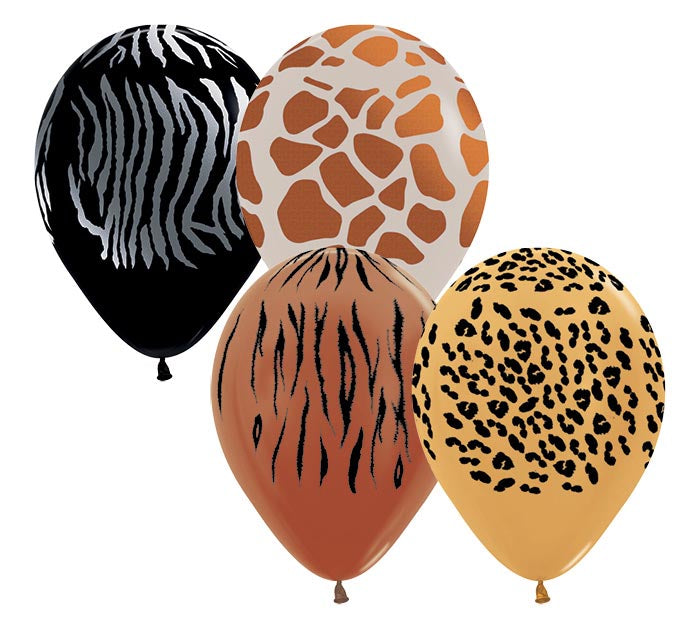 Animal Print Assorted Latex Balloon 1ct, 11&quot;