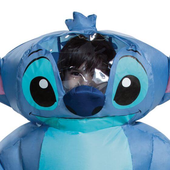 Stitch Inflatable Child Costume face