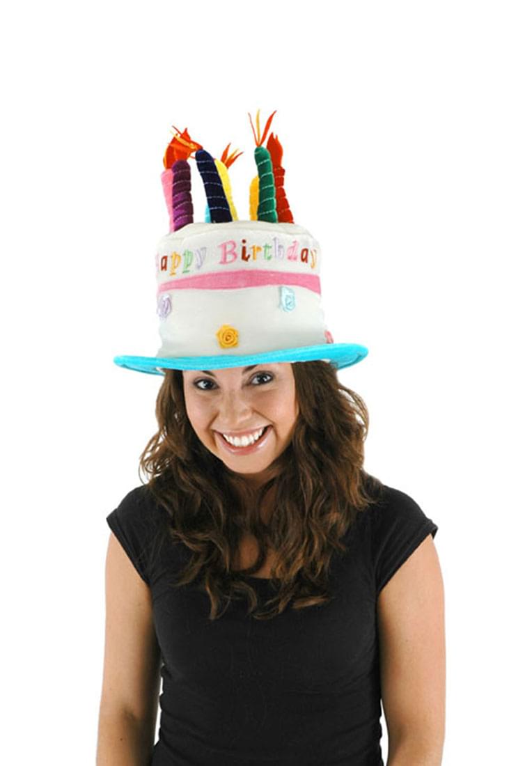 Plush Birthday Cake Hat