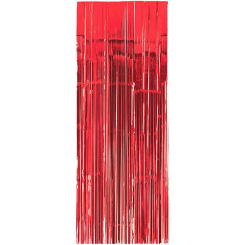 RED METALLIC CURTAIN 