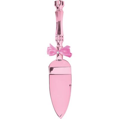 Pink Cake Server, 10 Inches