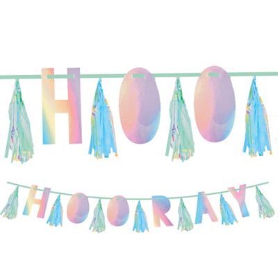 Shimmering Party Hooray Tassel Garland