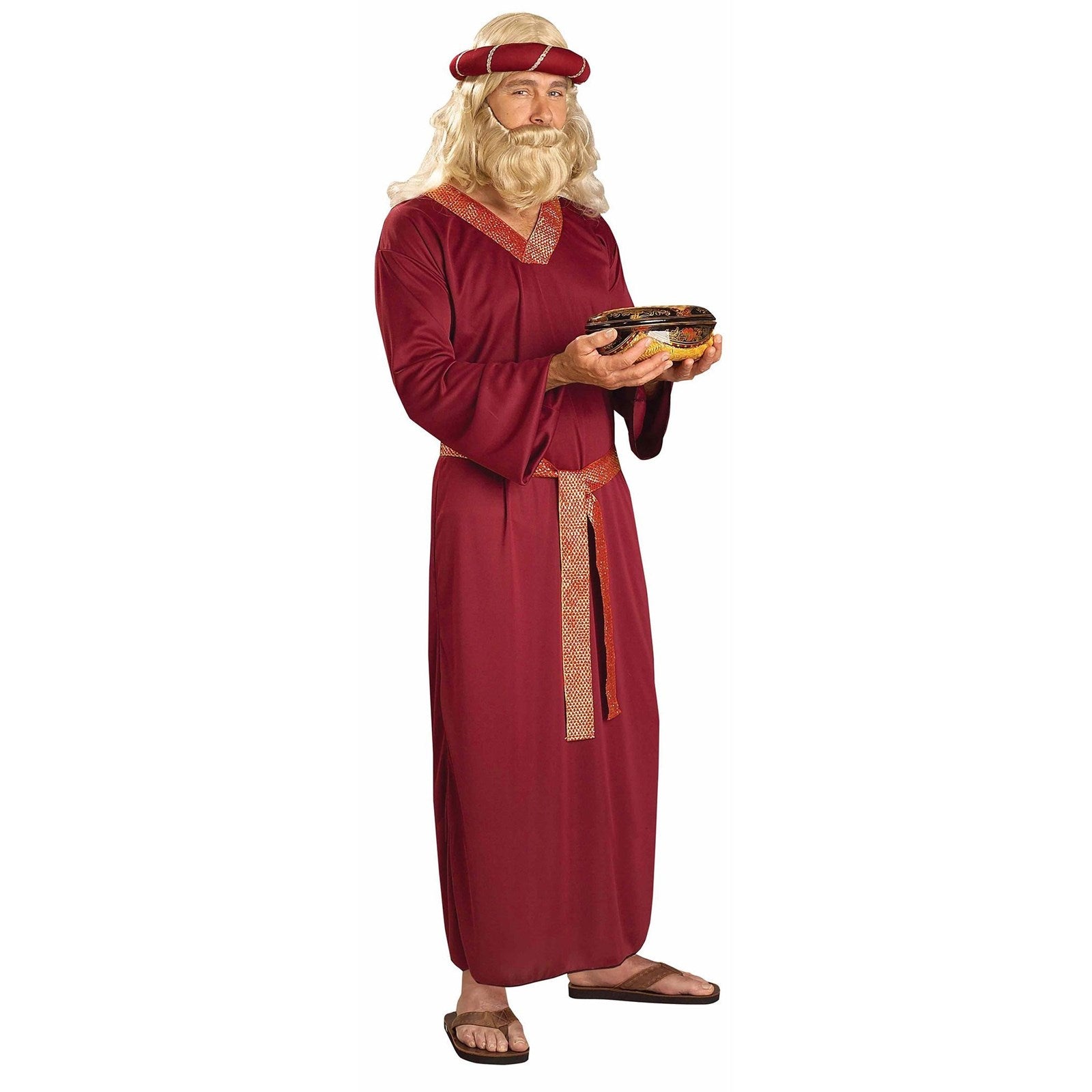 Burgundy Wiseman Costume for Men