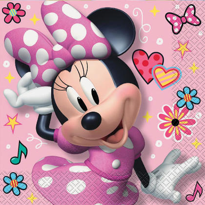 Minnie Mouse Luncheon Napkin