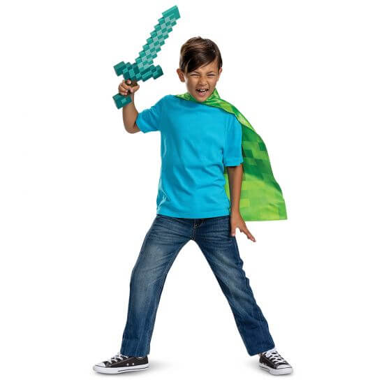 Minecraft Sword & Cape Set