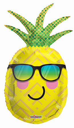 36&quot; Pineapple With Sunglasses Shaped Foil Balloon