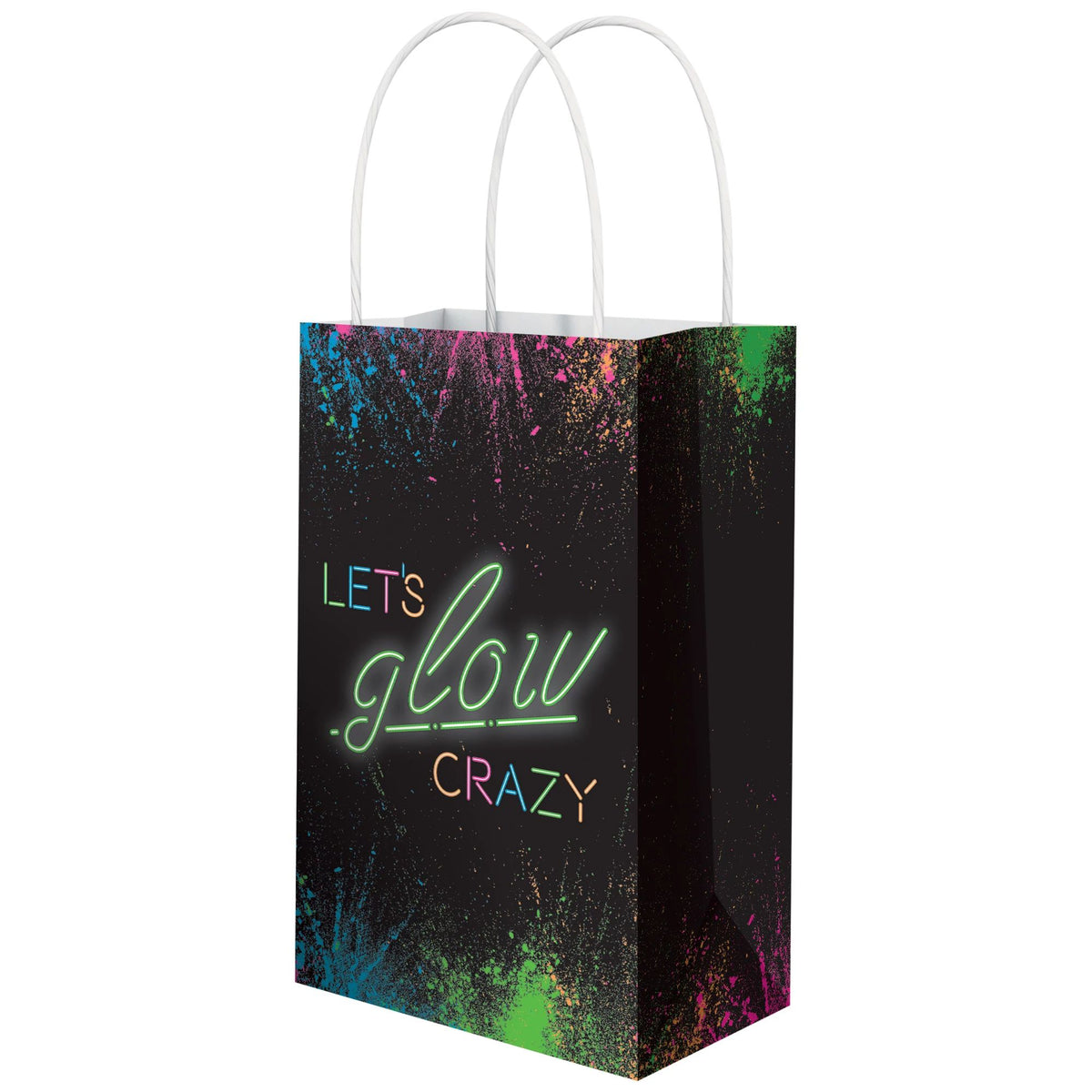 Let&#39;s Glow Crazy Printed Paper Kraft Bags