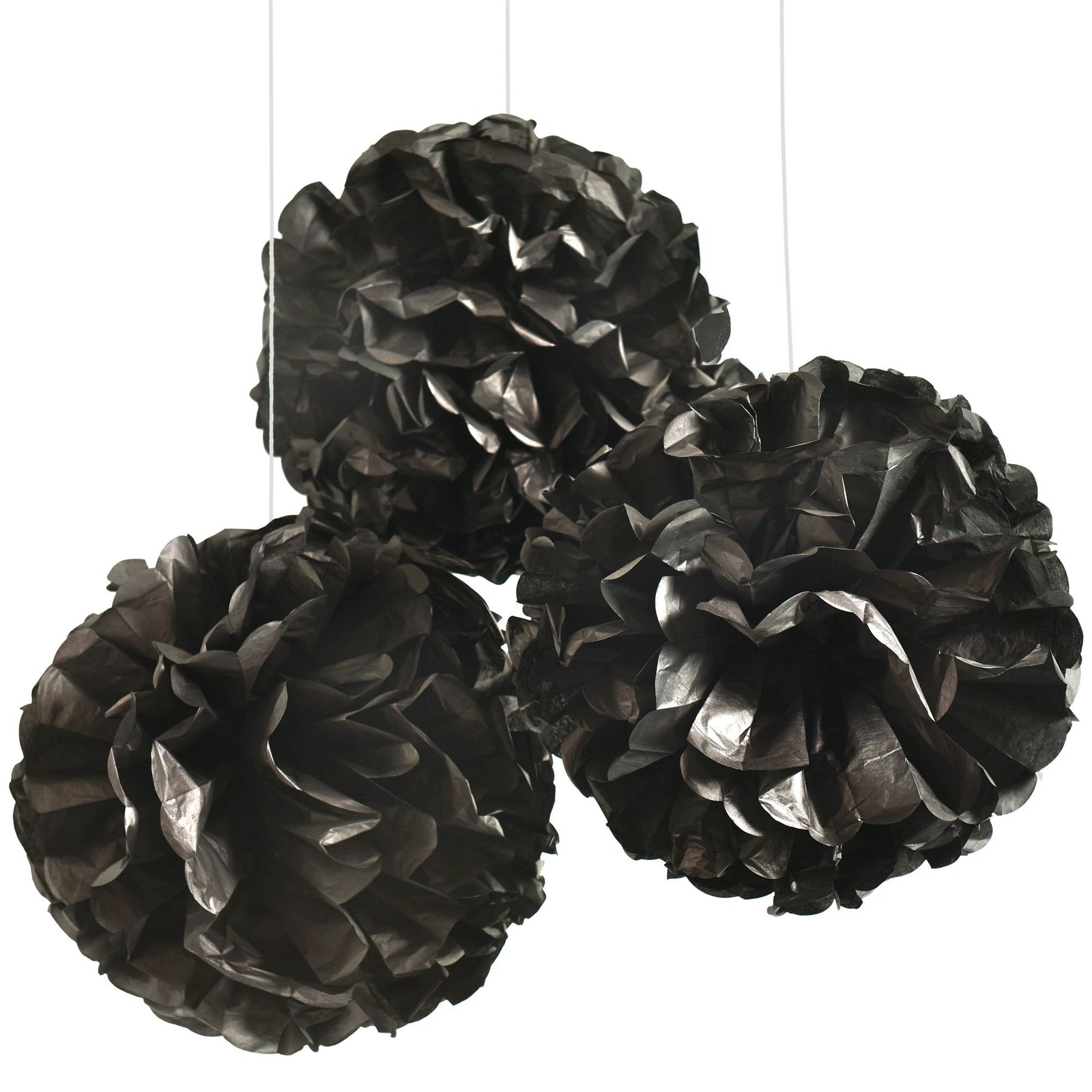 Fluffy Black Decorations