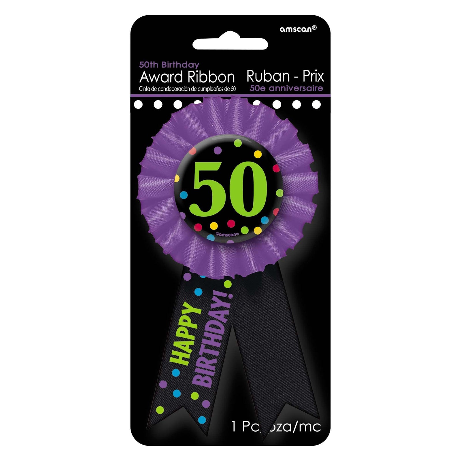 50th Birthday Award Ribbon