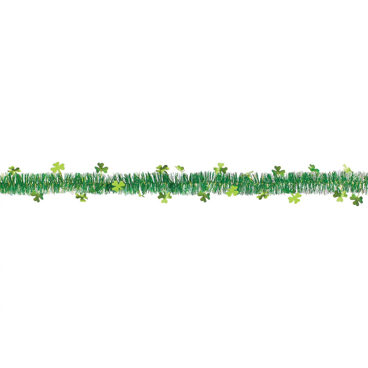 St.Patrick&#39;s Day Shamrock Tinsel Garland