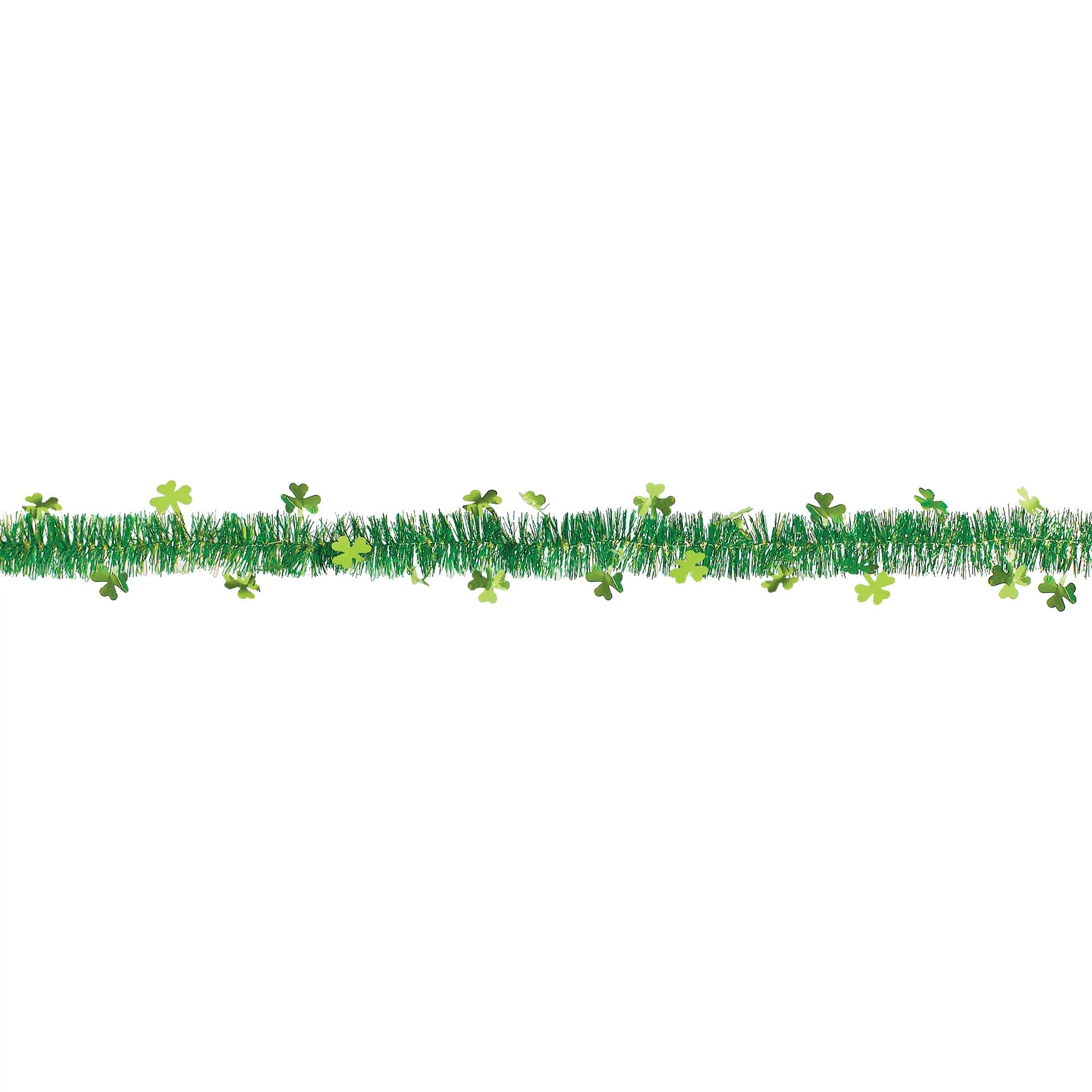 St.Patrick's Day Shamrock Tinsel Garland