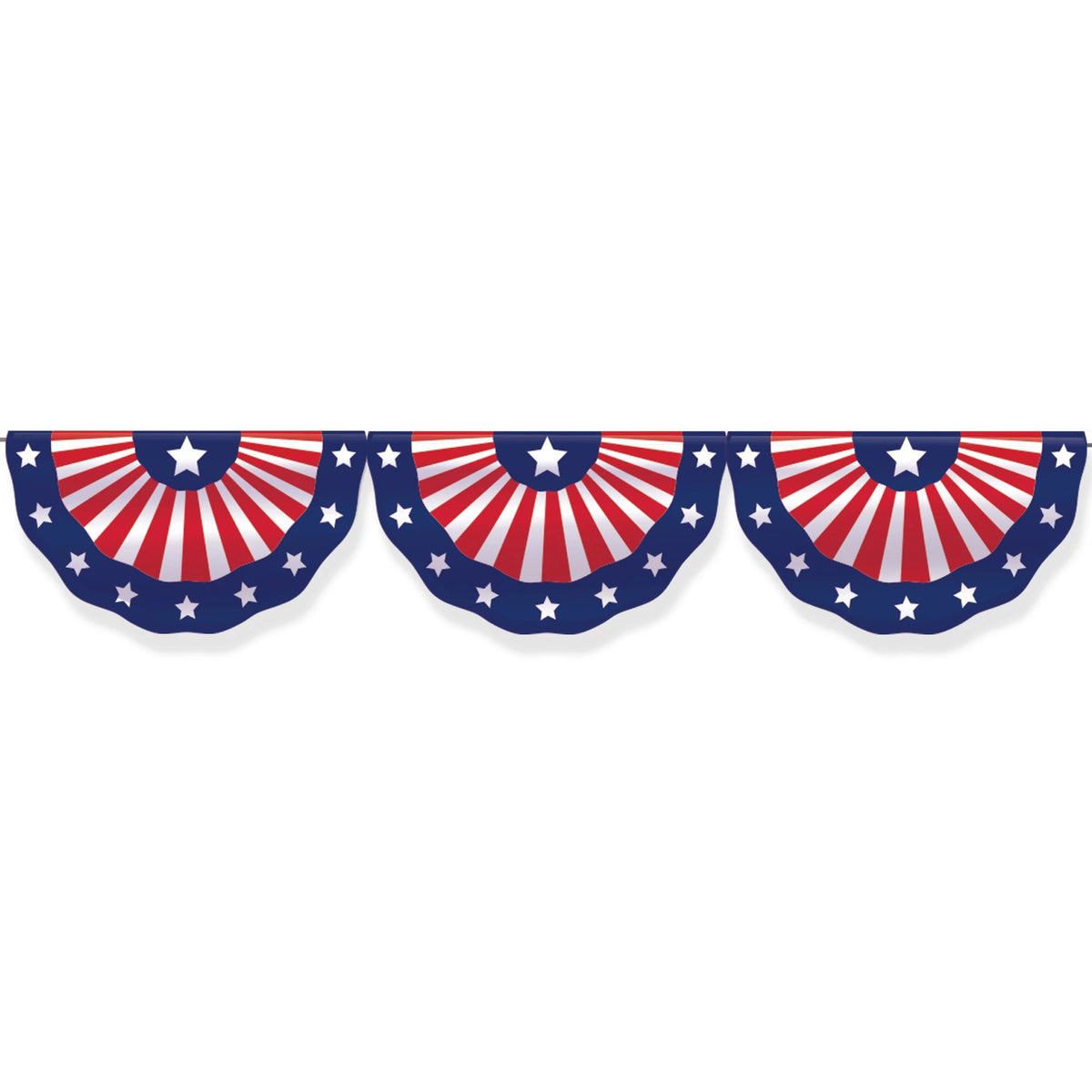 Patriotic Fabric Bunting