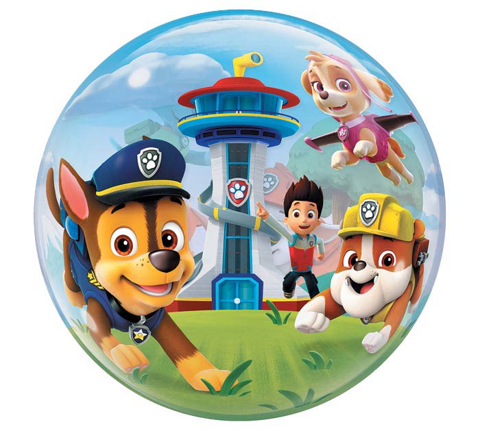 22&quot; PAW PATROL BUBBLE BALLOON