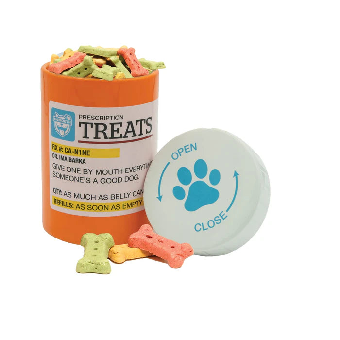 BIGMOUTH PETS &quot;PRESCRIPTION&quot; TREAT JAR