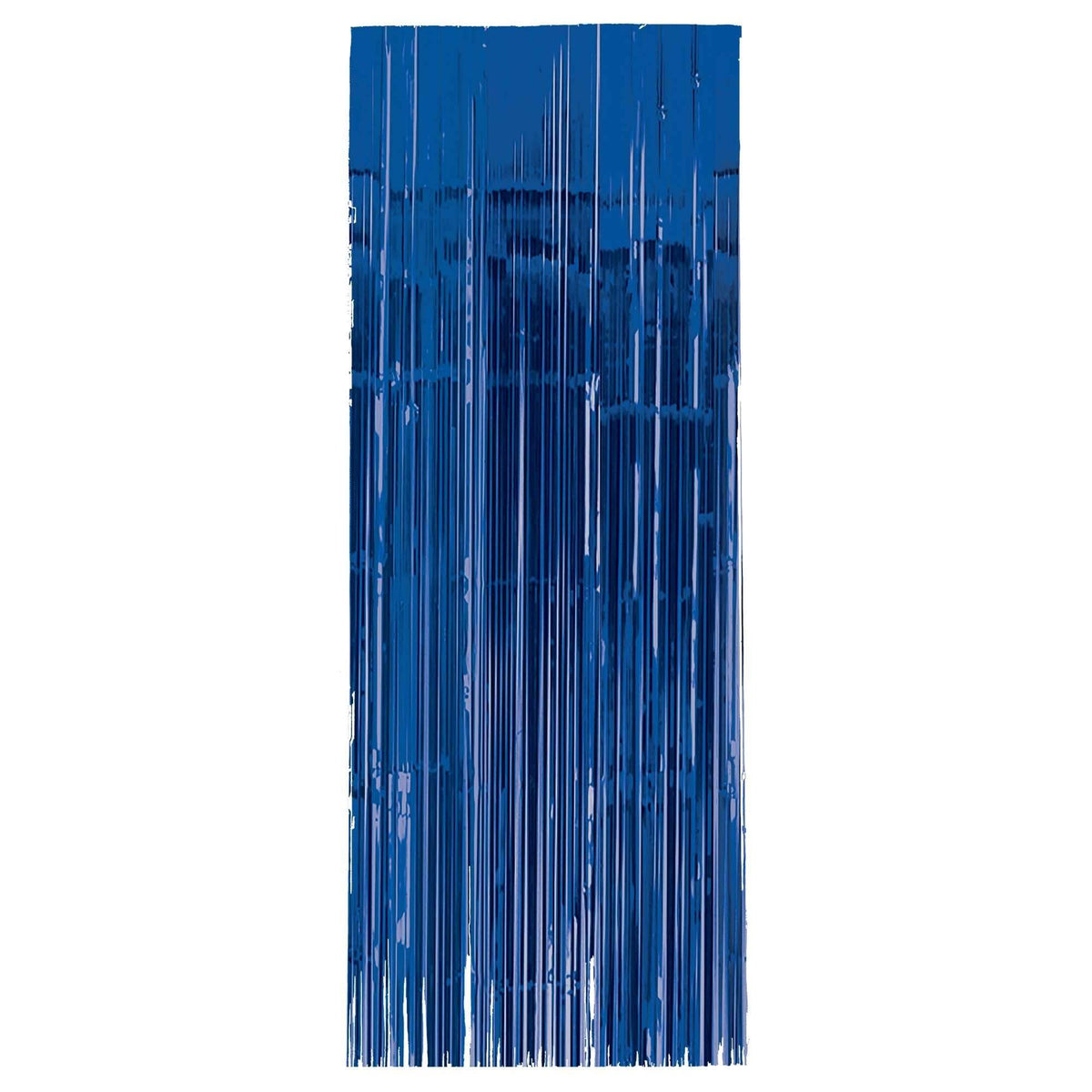 Bright Royal Blue Metallic Curtain