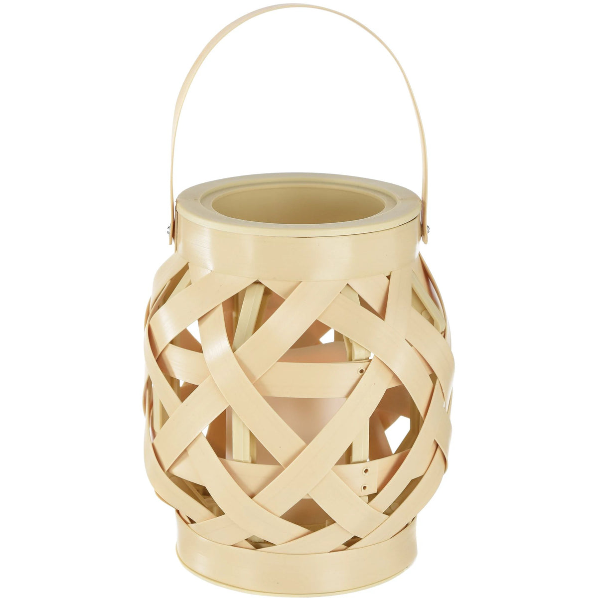 Summer Naturals Woven LED Lantern