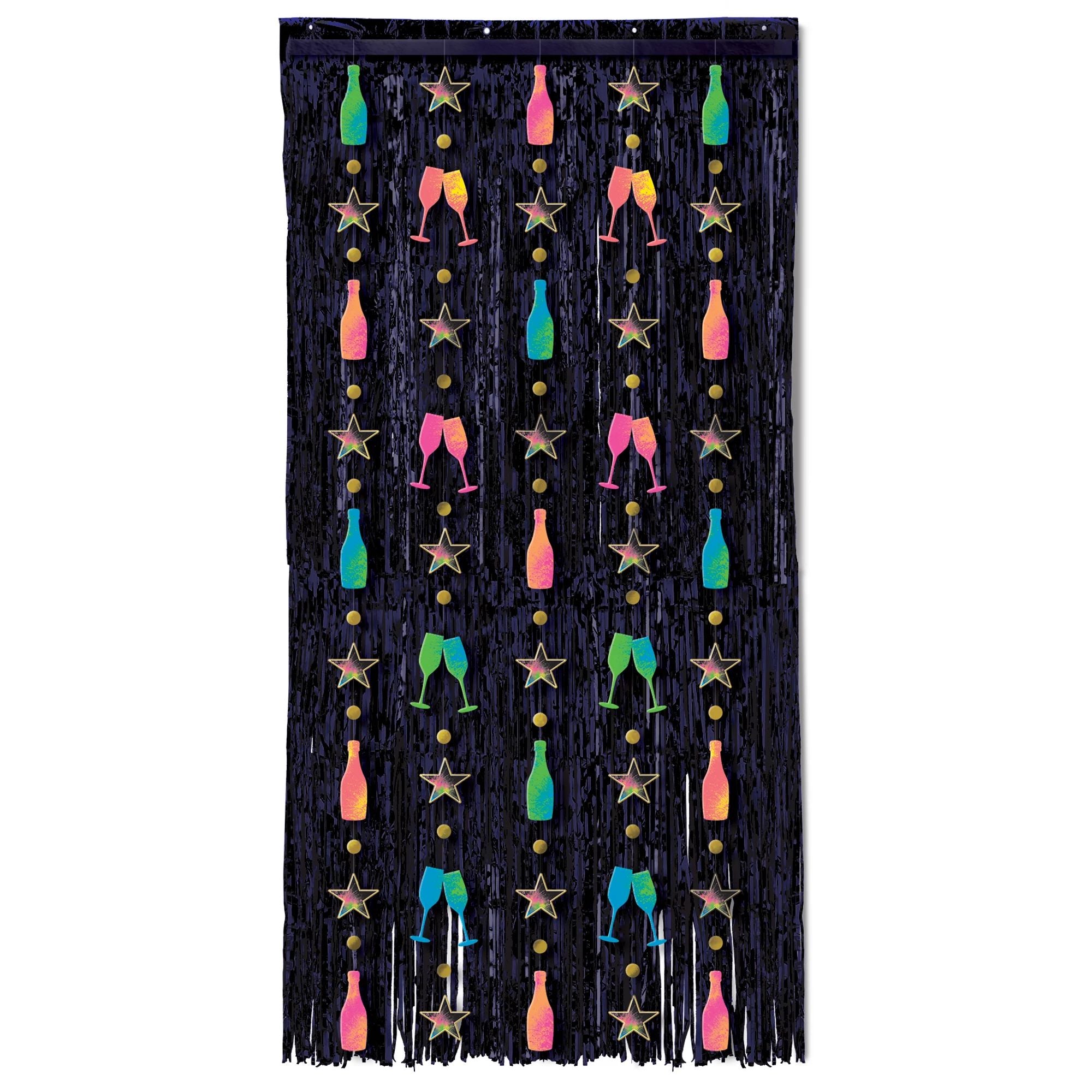 Countdown Glow Foil Doorway Curtain