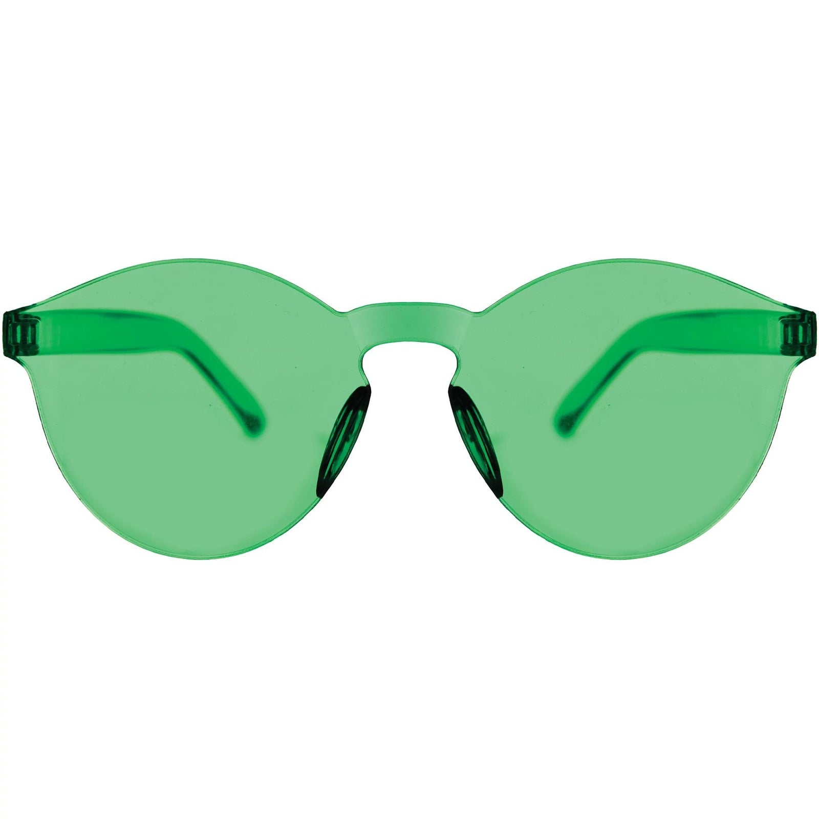 Frameless Colored Glasses - Green