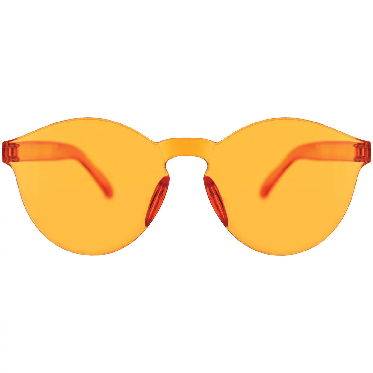 Frameless Colored Glasses - Orange