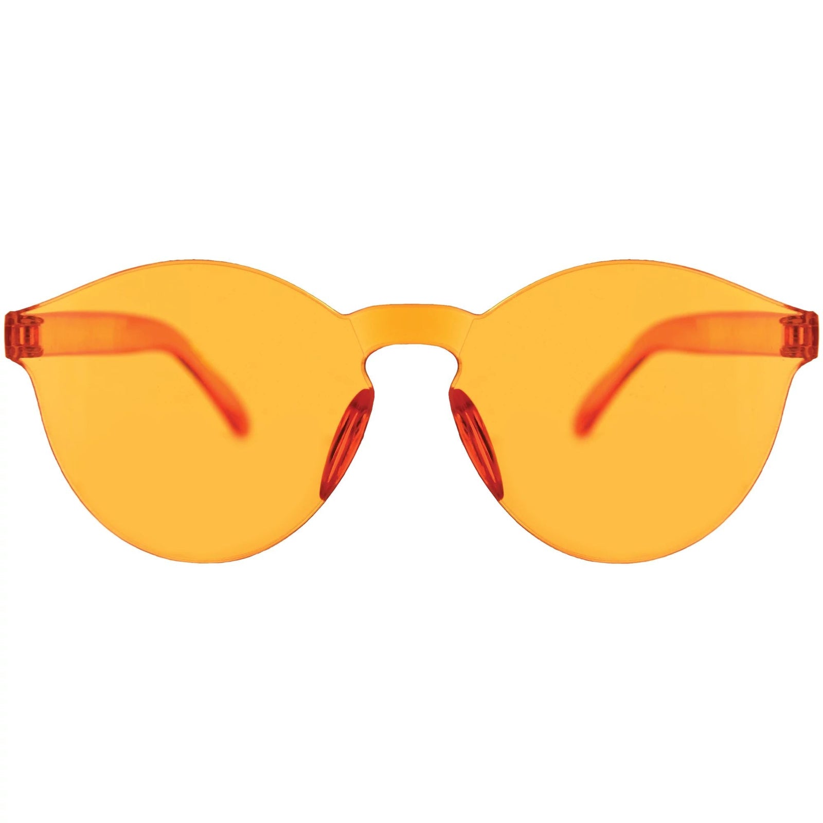 Frameless Colored Glasses - Orange