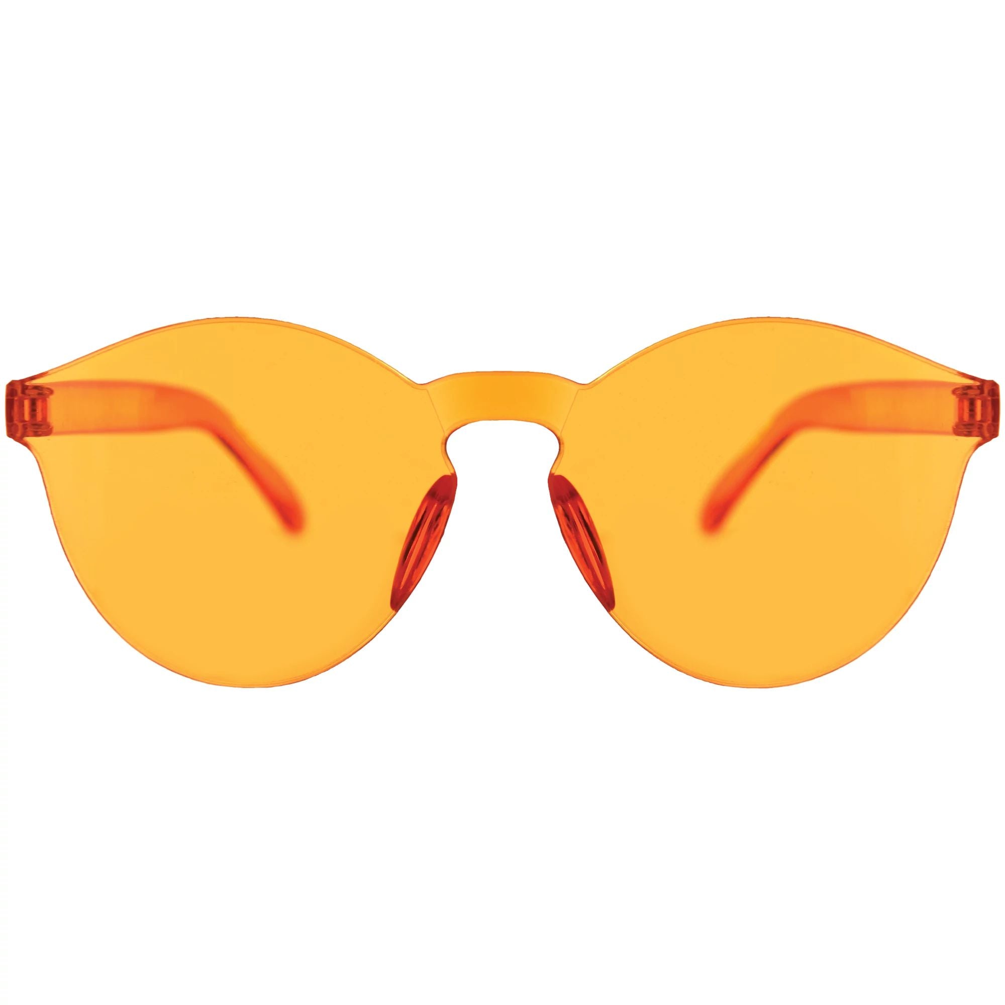 Frameless Colored Glasses - Orange