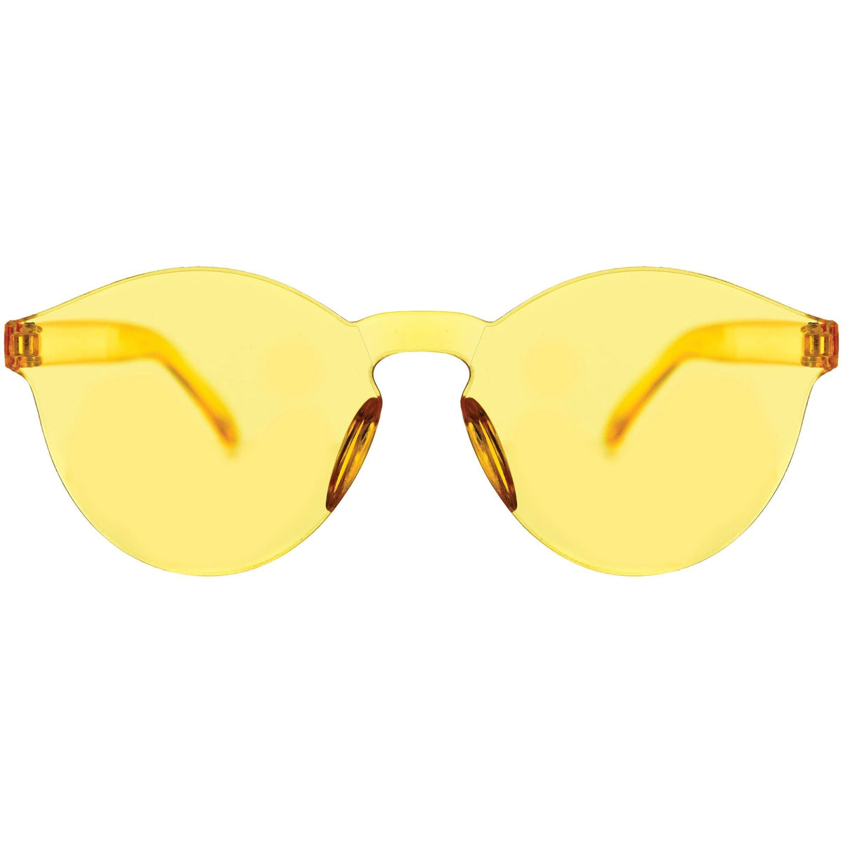 Frameless Colored Glasses - Yellow