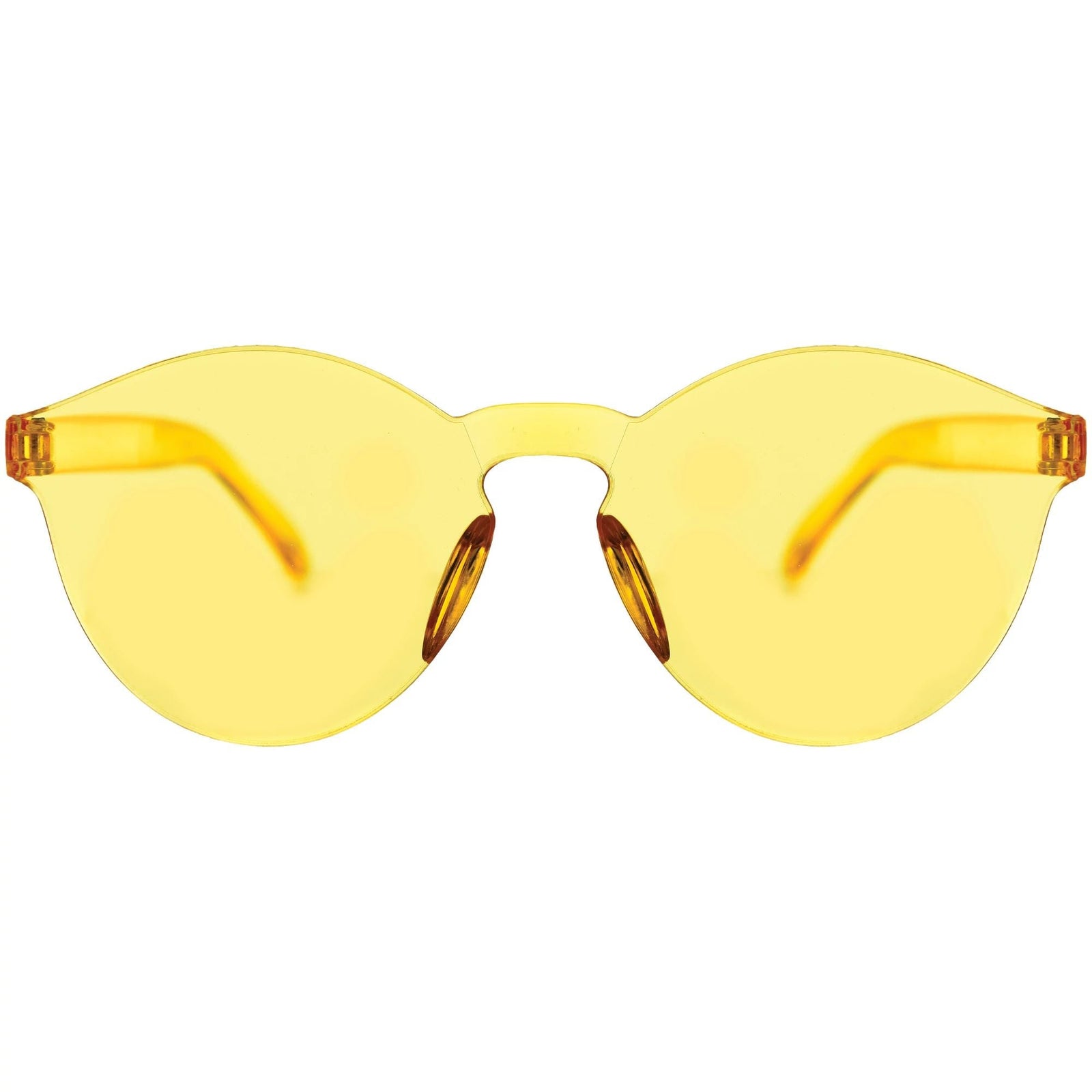 Frameless Colored Glasses - Yellow