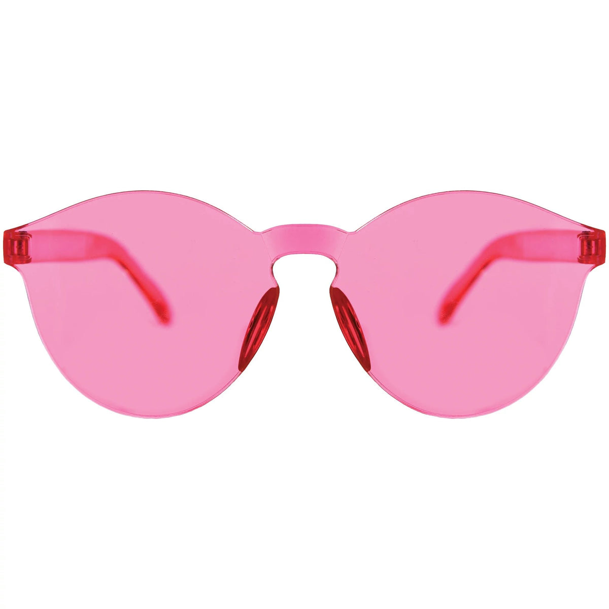 Frameless Colored Glasses - Pink