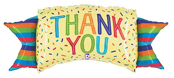 544 46&quot; Thank You Banner Foil Balloon