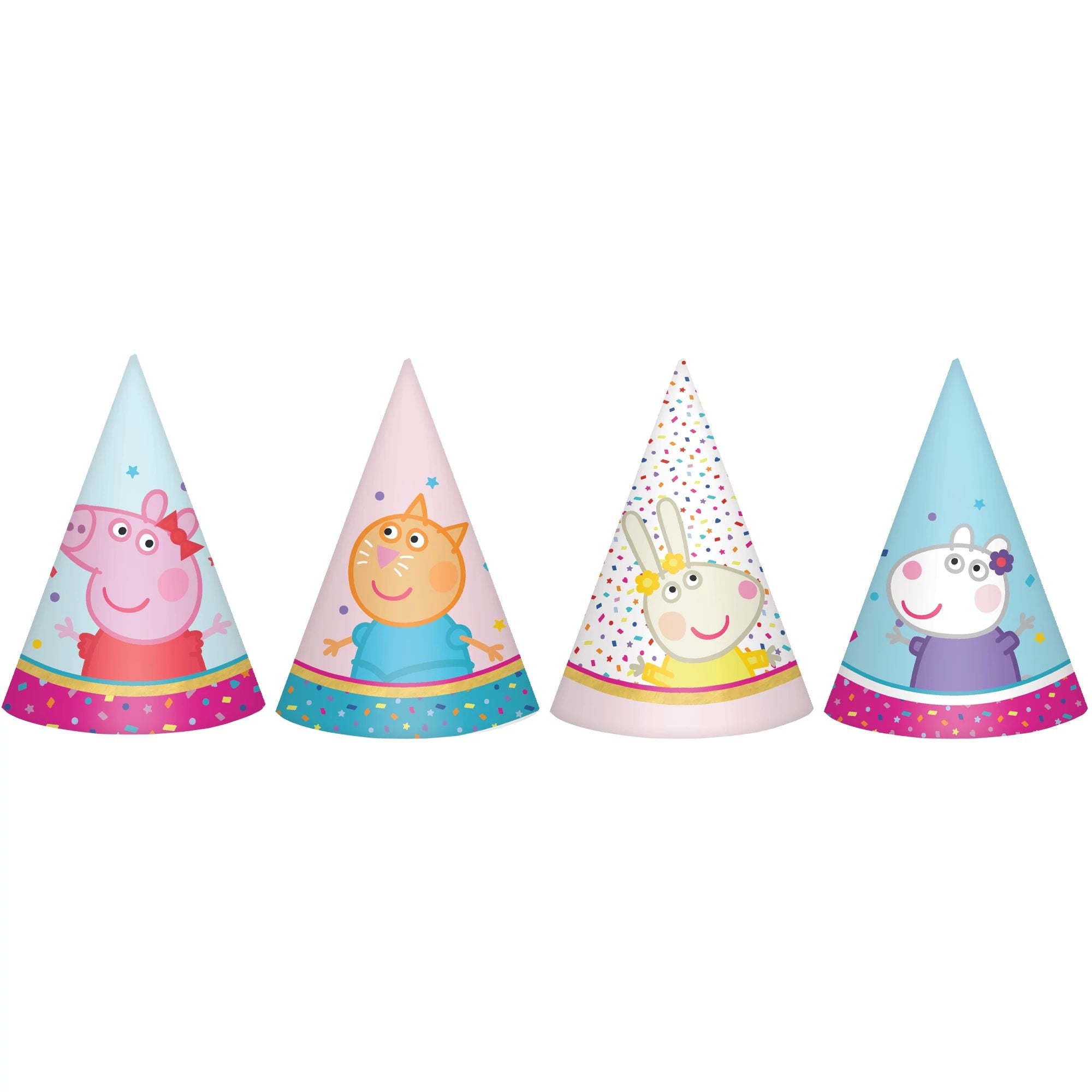 Peppa Tea Party Mini Party Hats