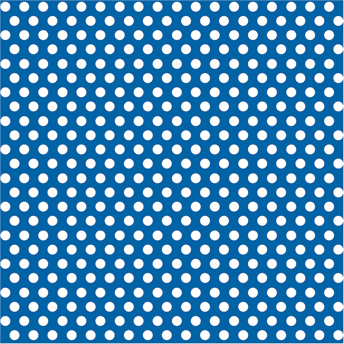 Royal Blue Dots Gift Wrap 