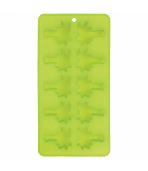 Lime Green Silicone Palm Tree Ice Tray - 4.5 oz.