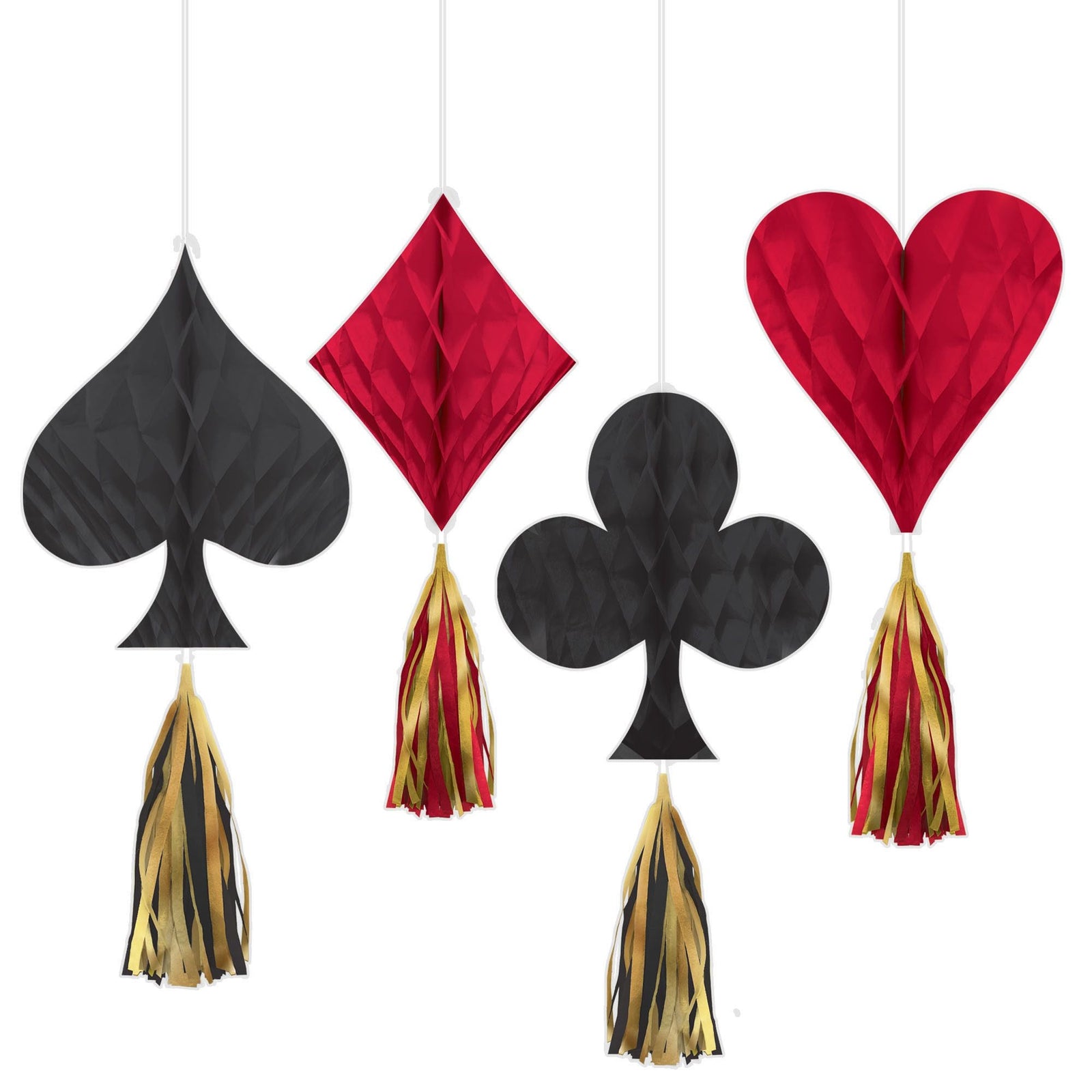 Casino Mini Honeycombs w/ Tassels