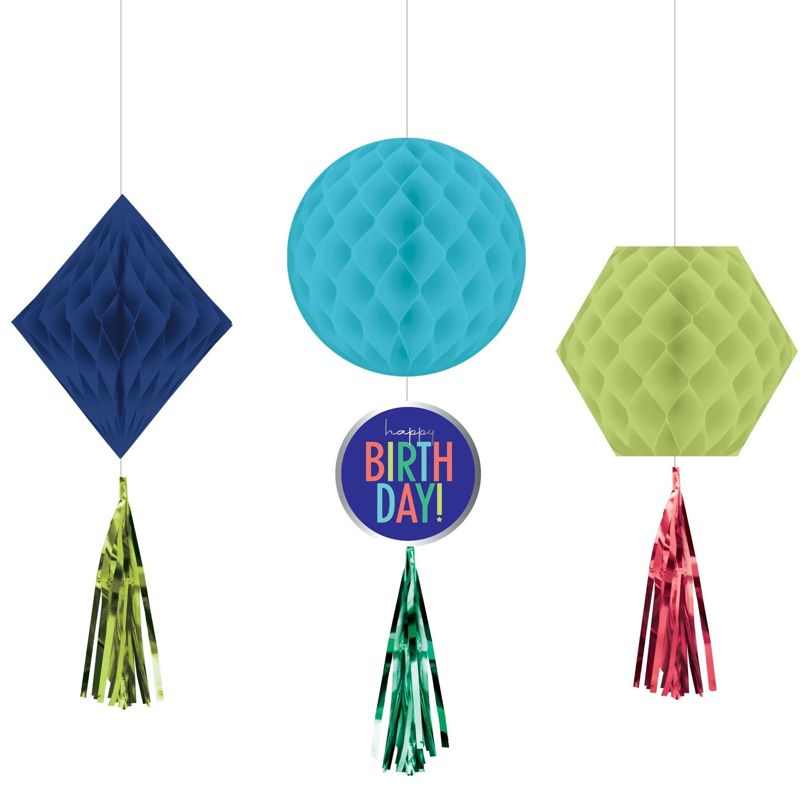 Modern Birthday Honeycombs