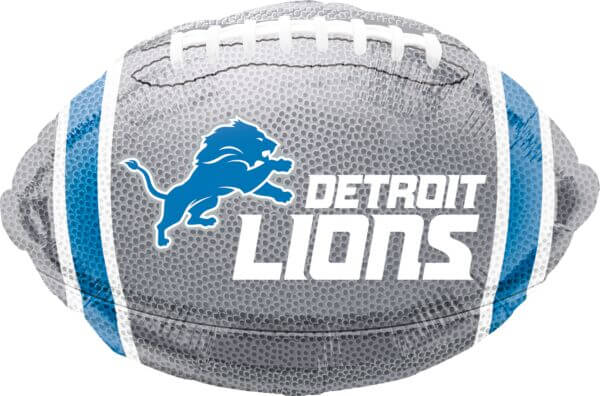 Detroit Lions Football Foil Balloon Centerpiece, 10pc