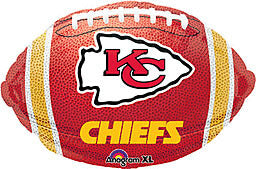 J4 NFL Kansas City Chiefs Football 17" Mylar Balloon