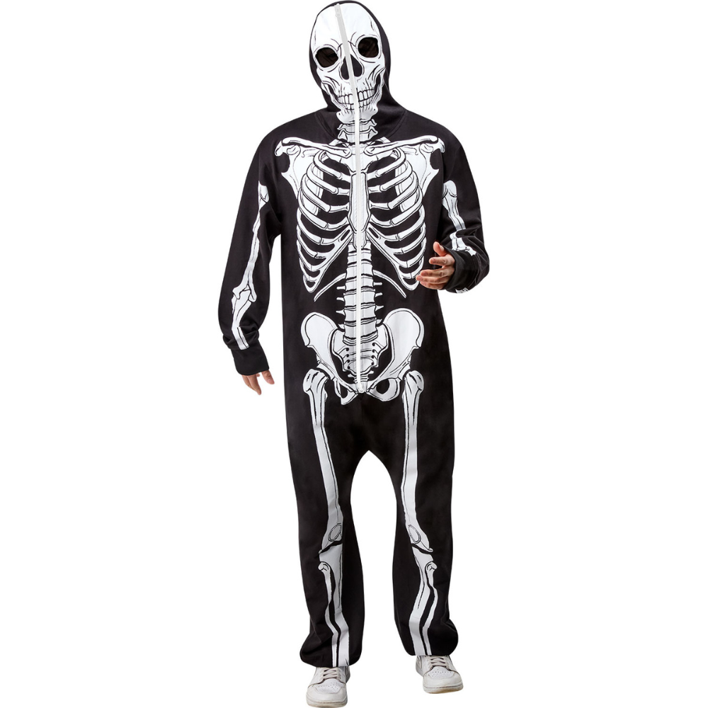 Skeleton Zip Up Adult Comfy Wear