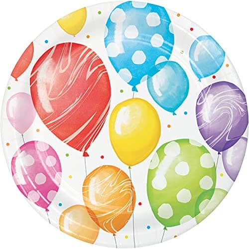 Balloon Bash Dessert Plates